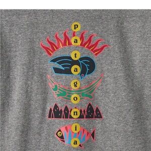 Patagonia Fitz Roy Wild Responsibili-Tee | Gravel Grey | Small